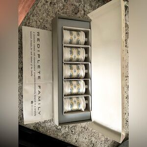 Vintage Merck “Rediplete” Apothecary Jars (5) w/ Original Box